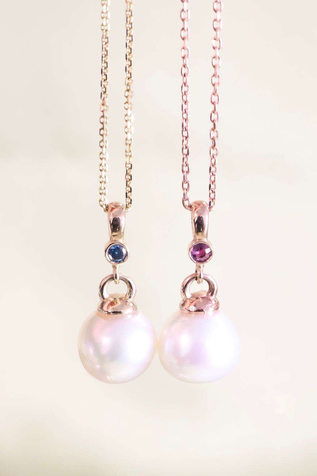 Natural Pearl Drop Pendant Necklace | 14K Gold